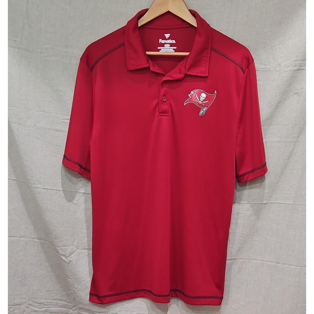 Fanatics Tampa Bay Buccaneers NFL Men's Polo Shirt Red Size L